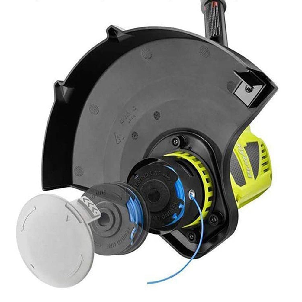 8 Rolls String Trimmer Line Replacement Spools Refills Line with 2 Trimmer Cap for Ryobi Grass Trimmer