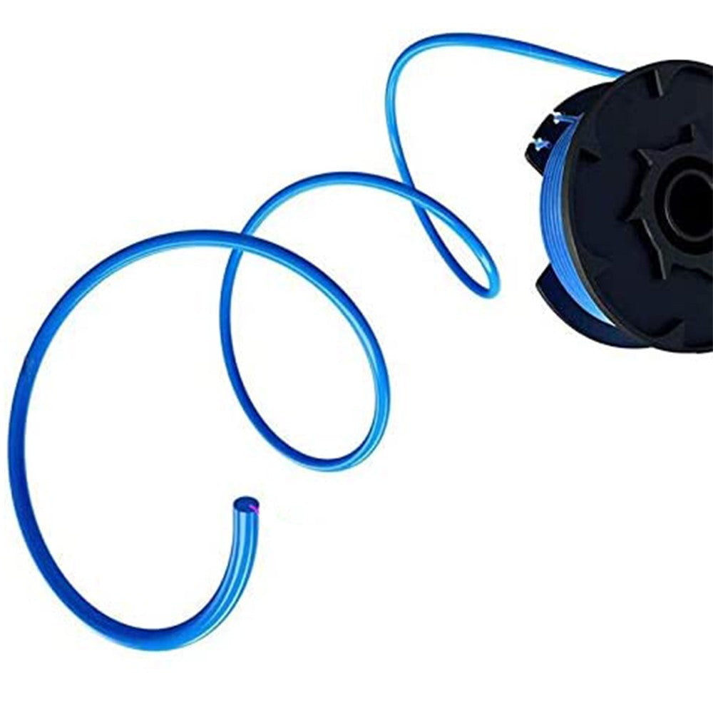 8 Rolls String Trimmer Line Replacement Spools Refills Line with 2 Trimmer Cap for Ryobi Grass Trimmer