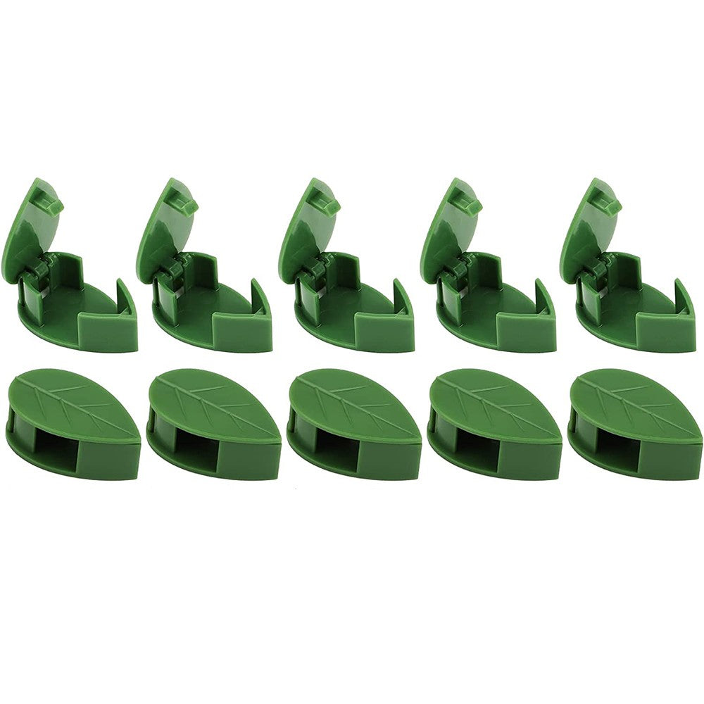 10Pcs Self Adhesive Plant Climbing Wall Fixture Clips Invisible Vines Traction Hook Plant Support Clip for Climbing Plant