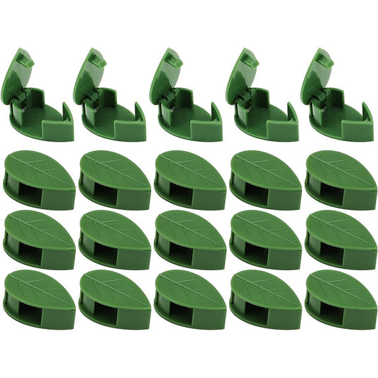 20Pcs Self Adhesive Plant Climbing Wall Fixture Clips Invisible Vines Traction Hook Plant Support Clip for Climbing Plant