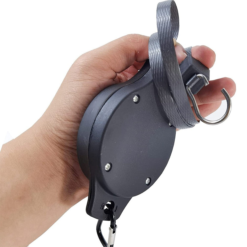 2Pcs Retractable Plant Pulley Hanger Adjustable Hanging Flower Basket Hook Birds Feeder Hanging Hook