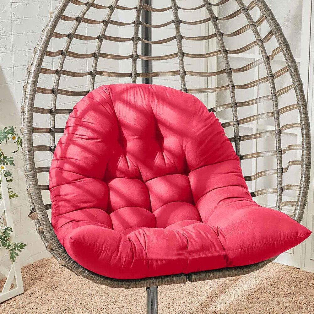 Hanging Egg Chair Cushion Red Swing Chair Seat Cushion Hammock Chair Cushion Hanging Basket Seat Pad