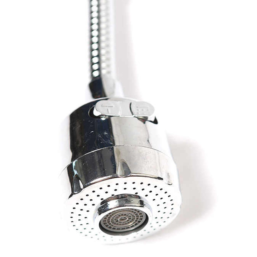 2Pcs 2 Modes Adjustable Rotatable Flexible Faucet Extender Long Nozzles Sink Sprayer for Bathroom Kitchen