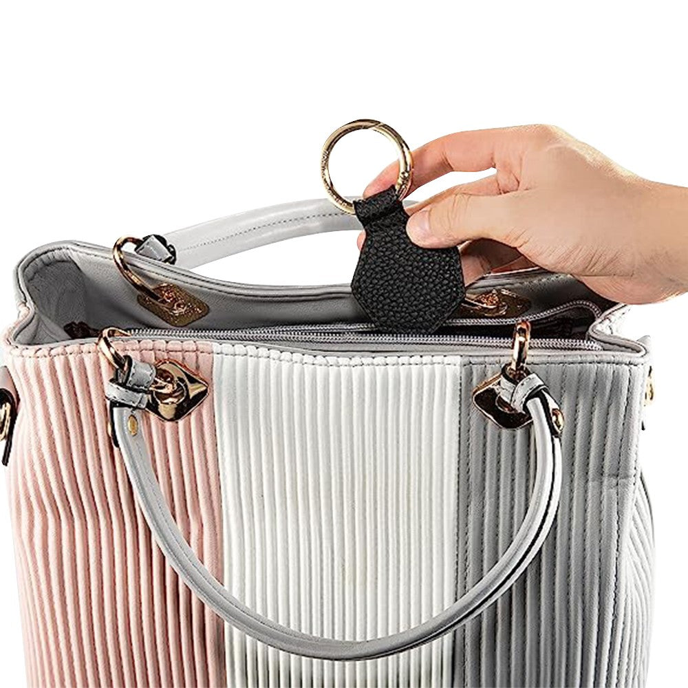 2 X Magnetic Hat Clip for Travel PU Leather Hands Free Sunhat Clip on Bag Luggage Backpack Bag Accessory