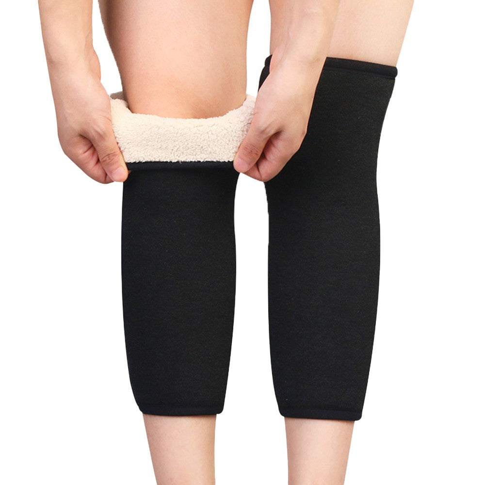 Pair of 33cm Knee Brace Support Leg Warm Sleeve Leg Warmers Knee Pad