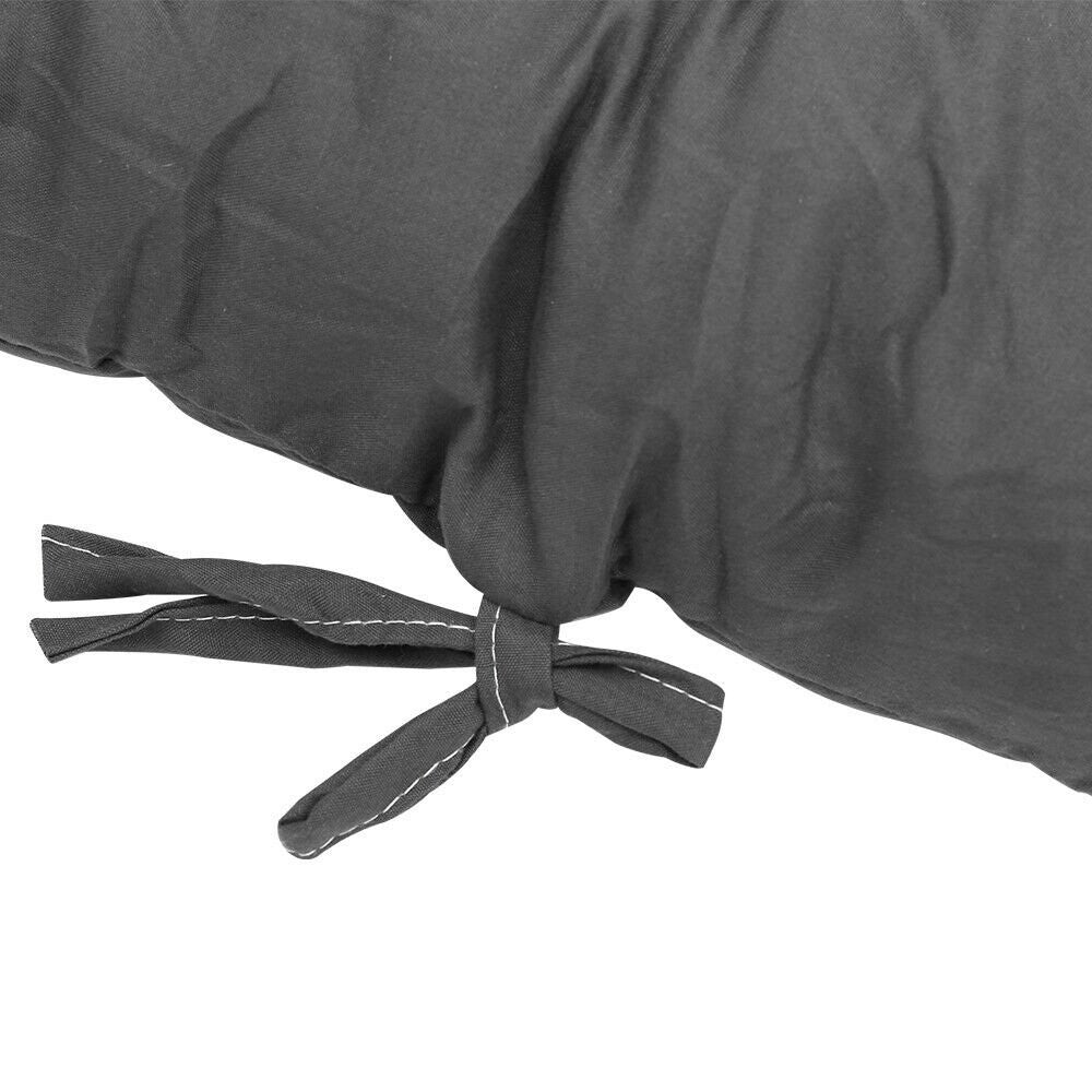 155x48cm Grey Sun Lounger Cushion Pad Thick Padded Recliner Chair Seat Mat Chaise Seat Cushion Bench Mat