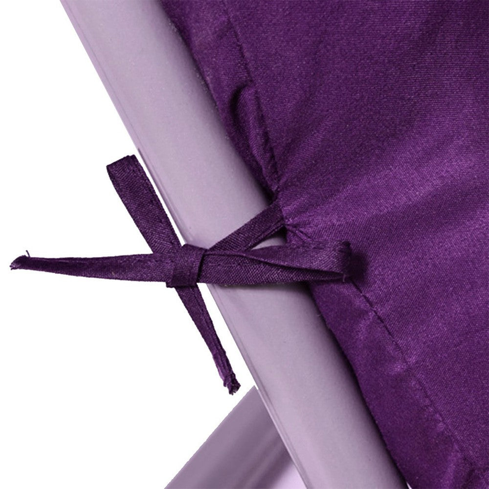155x48cm Purple Sun Lounger Cushion Pad Thick Padded Recliner Chair Seat Mat Chaise Seat Cushion Bench Mat