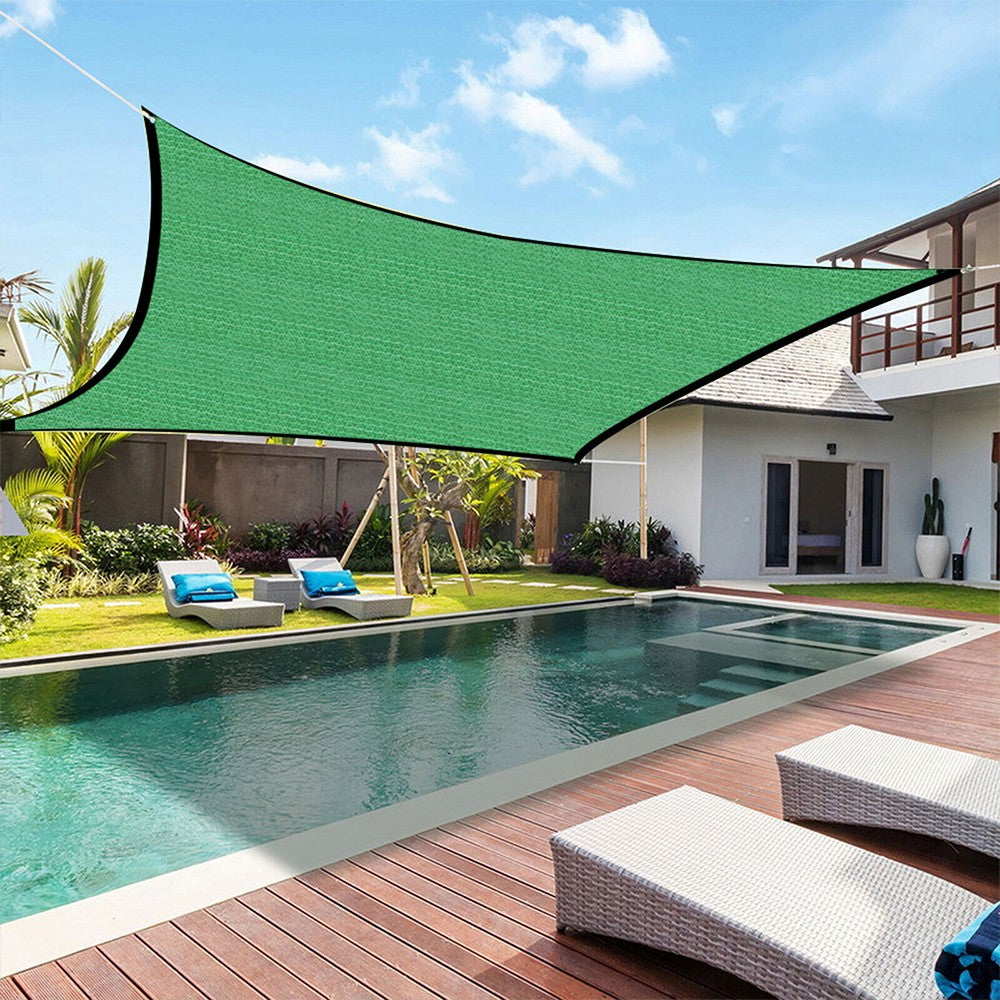 400x300cm Outdoor Sun Shade Sail Canopy Backyard Awning Cloth Garden Plant Shade Cover
