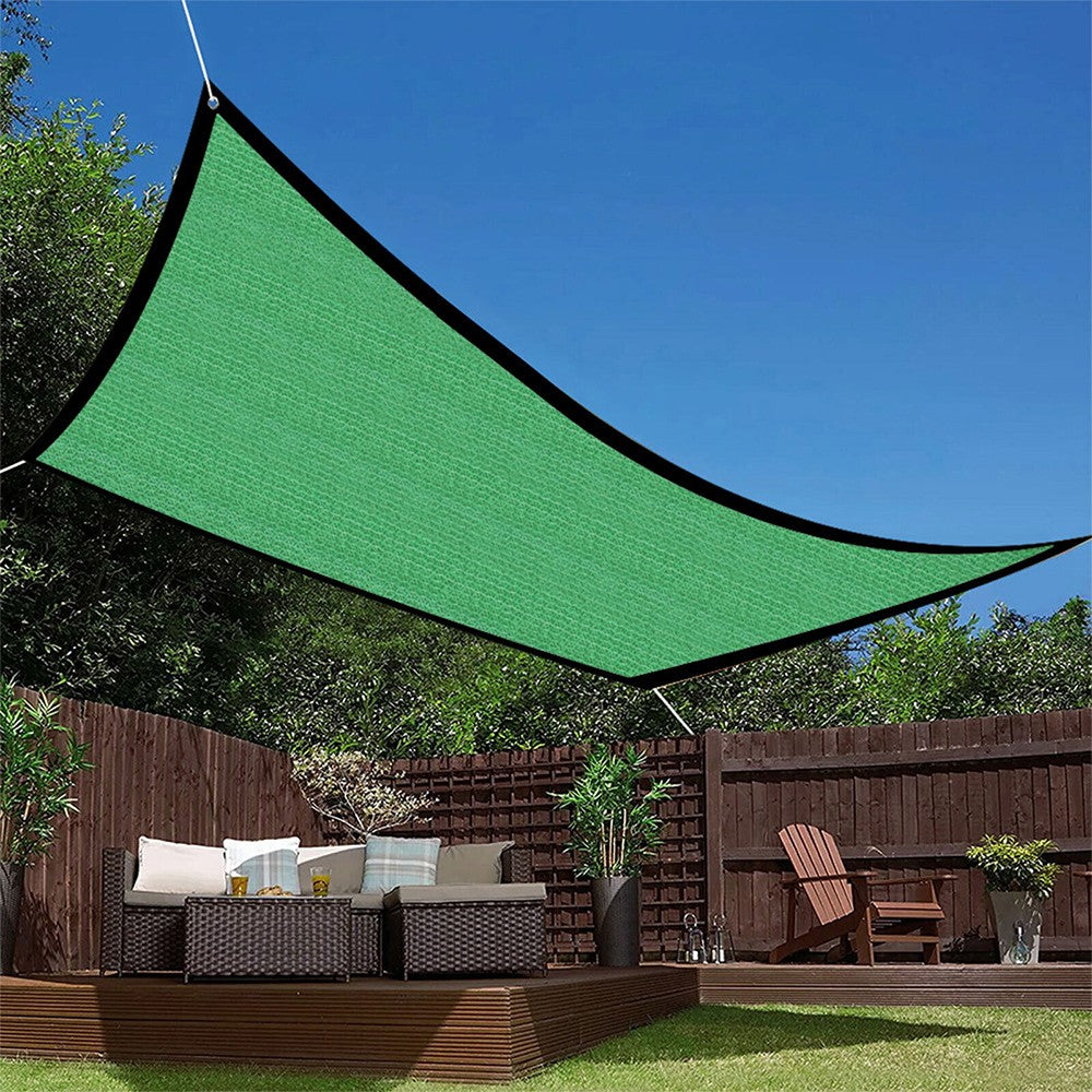 400x200cm Outdoor Sun Shade Sail Canopy Backyard Awning Cloth Garden Plant Shade Cover