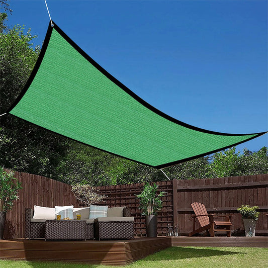400x200cm Outdoor Sun Shade Sail Canopy Backyard Awning Cloth Garden Plant Shade Cover