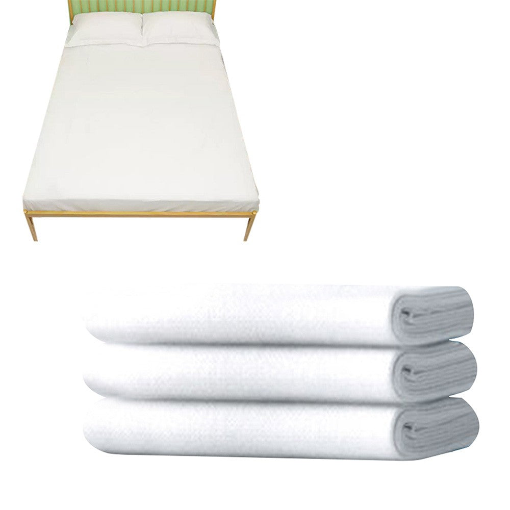 1 X 3Pcs Travel Disposable Bedding Set Portable Bed Sheet Quilt Cover Pillowcase Set