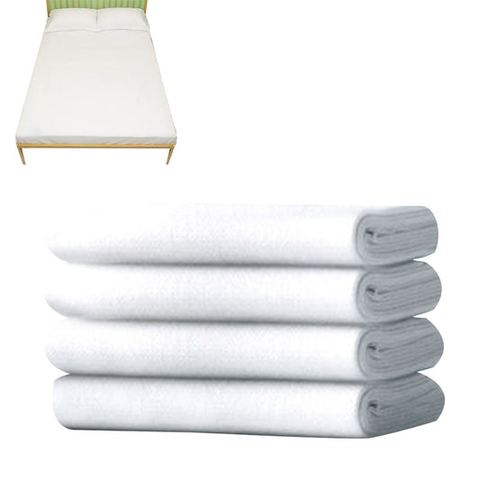 2 X 4Pcs Travel Disposable Bedding Set Portable Bed Sheet Quilt Cover Pillowcase Set