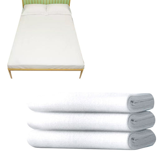 2 X 3Pcs Travel Disposable Bedding Set Portable Bed Sheet Quilt Cover Pillowcase Set