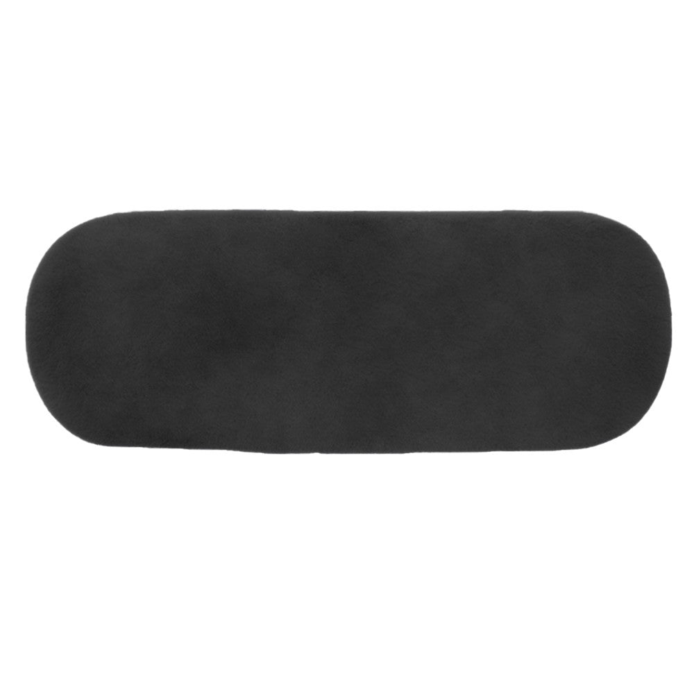 132x44cm Warm Car Rear Seat Cover Plush Cushion Pad Seat Protection Mat Black