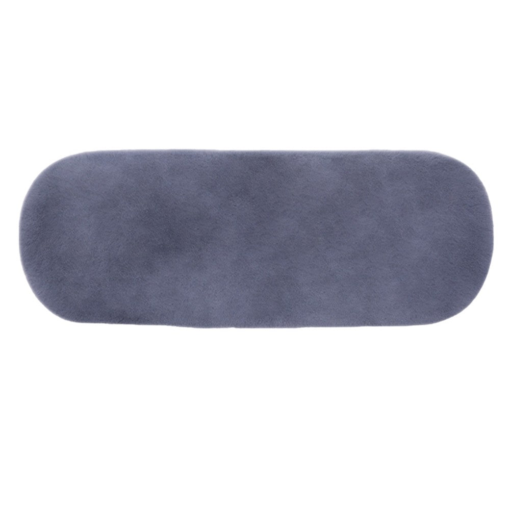 132x44cm Warm Car Rear Seat Cover Plush Cushion Pad Seat Protection Mat Grey