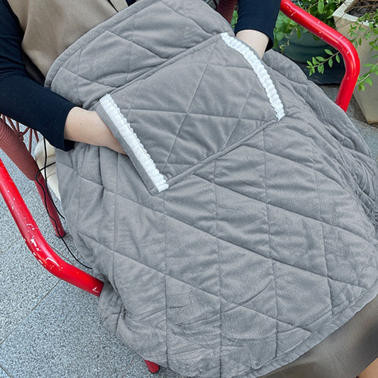 USB Heating Hand Warmer Blanket Thermostatic Heated Blanket Heating Pad Grey