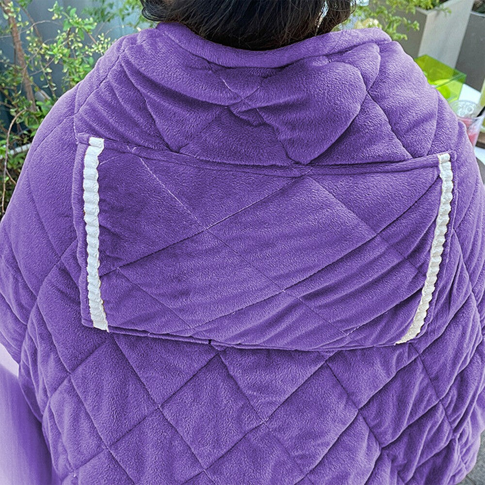 USB Heating Hand Warmer Blanket Thermostatic Heated Blanket Heating Pad Purple
