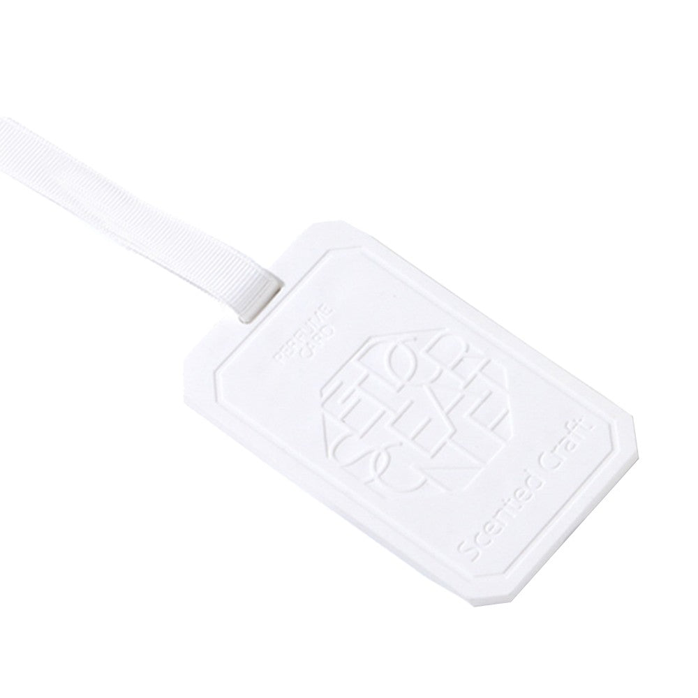 2 X Hanging EVA Wardrobe Aromatherapy Tablets Car Air Freshener Incense Tablets with Lanyard Blue + White