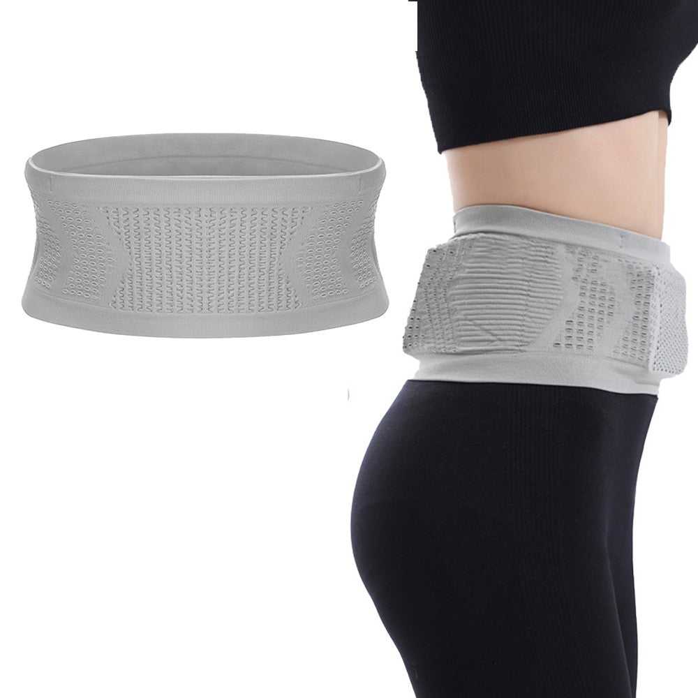 Invisible Running Fanny Pack Running Waist Bag Slim Running Belt Grey M