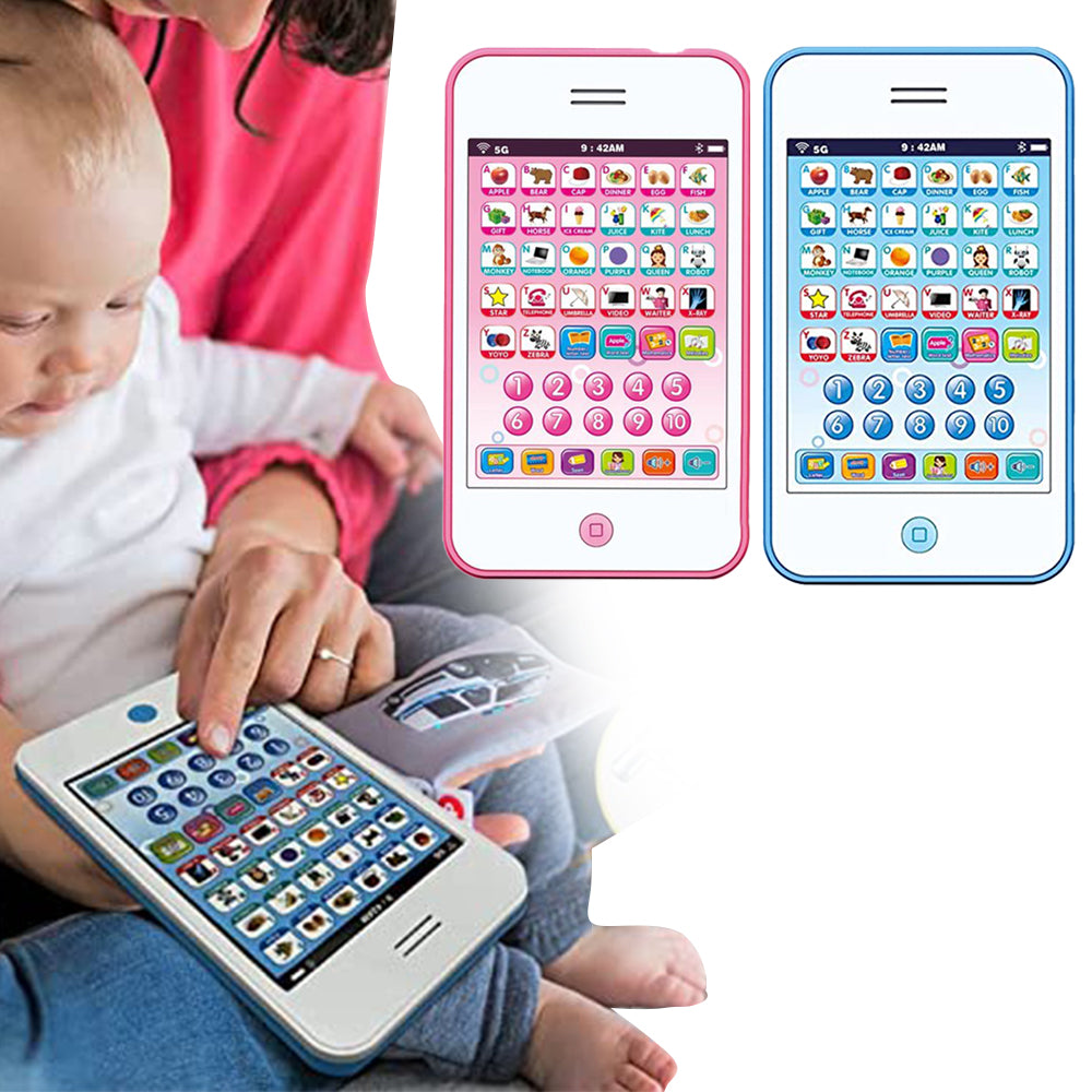 2 X Kids Phone Learning Toy Touch Learning Education Toy for 3 Years Old and Up