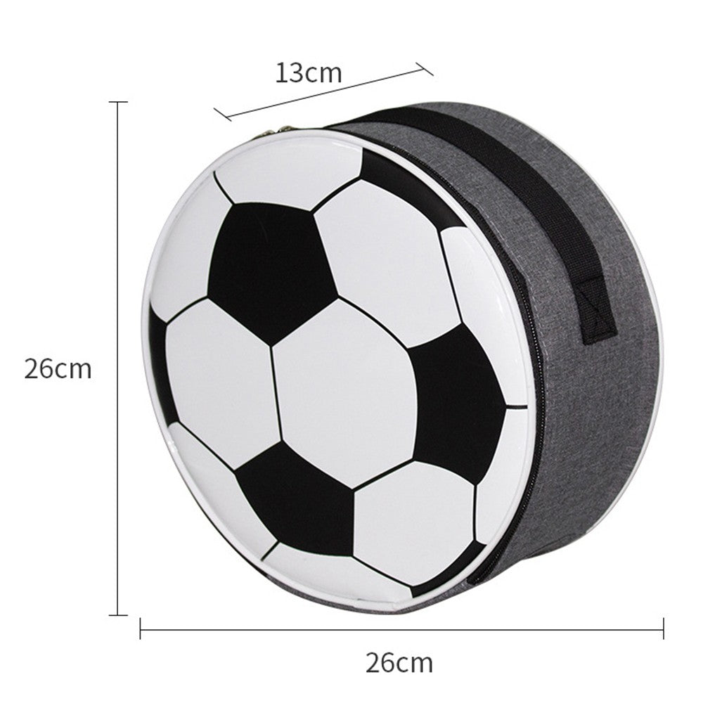 2 X Football Shape Insulated Lunch Bag Portable Picnic Thermal Bag Reusable Camping Cooler Bags