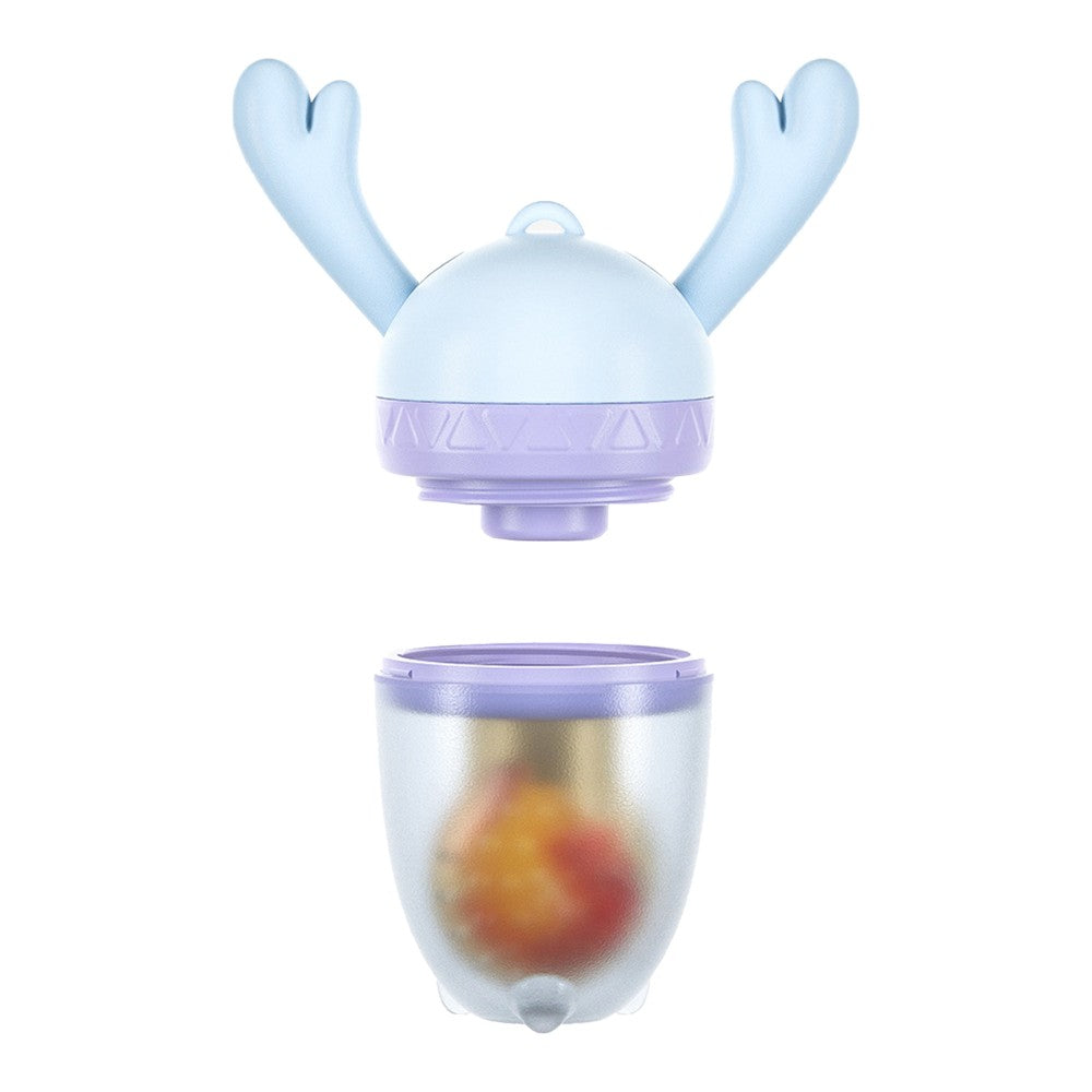 FDA Approved Baby Fresh Fruit Food Feeder Pacifier Set Silicone Feeding Nipple Blue