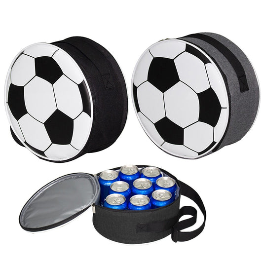 2 X Football Shape Insulated Lunch Bag Portable Picnic Thermal Bag Reusable Camping Cooler Bags