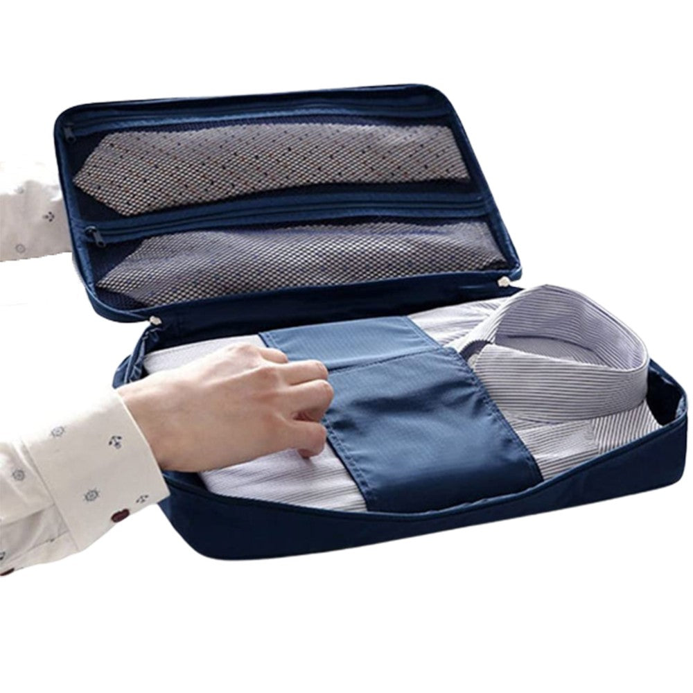 2 X Shirt Tie Packing Bag Travel Storage Pouch Wrinkle-proof Shirt Organizer for Business Trip