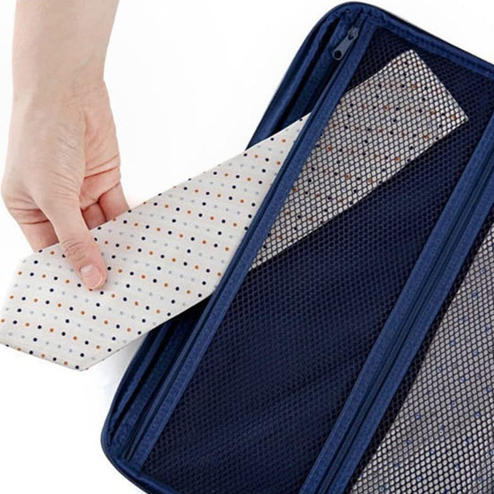 2 X Shirt Tie Packing Bag Travel Storage Pouch Wrinkle-proof Shirt Organizer for Business Trip