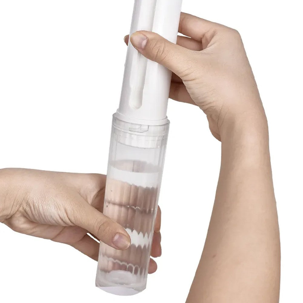 150ml Portable Travel Electric Bidet Sprayer Battery Operated Peri Bottle Handheld Hygiene Wash Set White