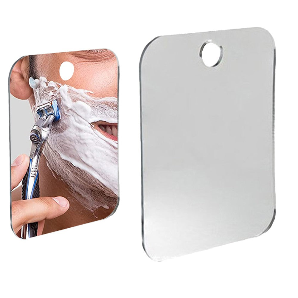 1Pc 17.3x13.2cm Fogless Shower Mirror for Shaving Anti-Fog Bathroom Mirror Make Up Mirror