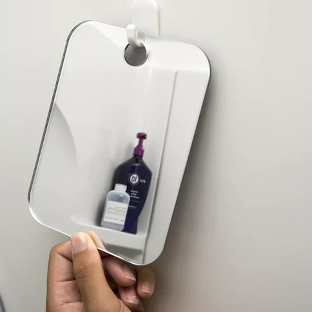 1Pc 17.3x13.2cm Fogless Shower Mirror for Shaving Anti-Fog Bathroom Mirror Make Up Mirror