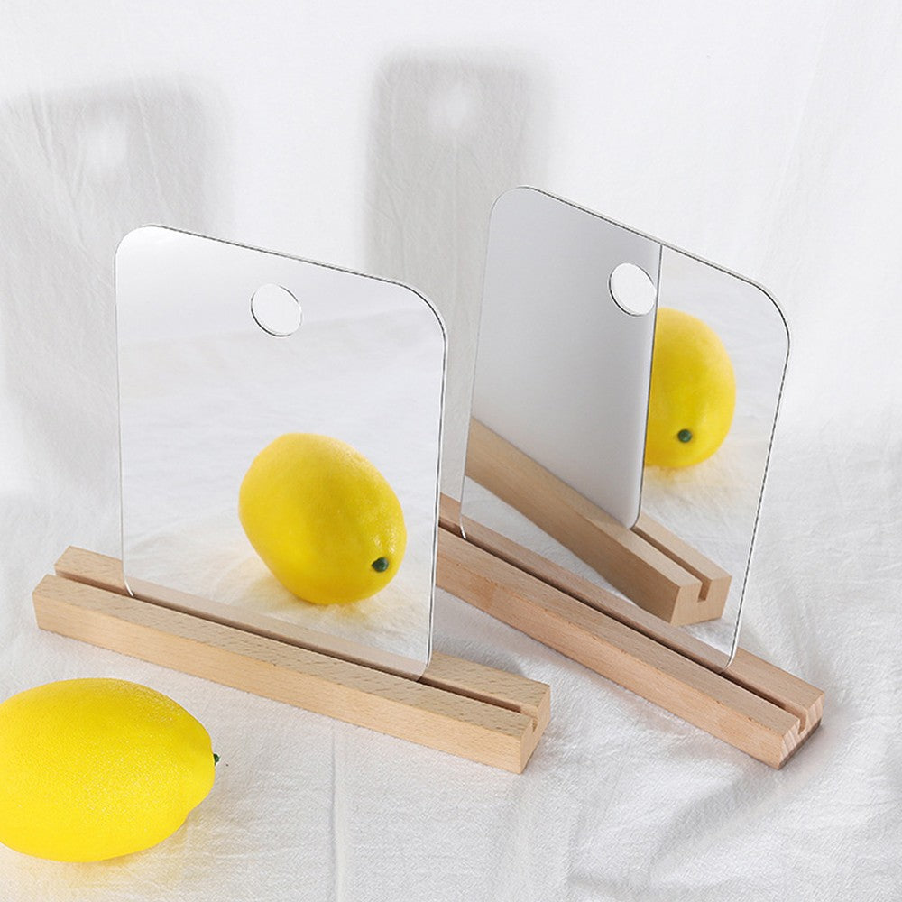 1Pc 17.3x13.2cm Fogless Shower Mirror for Shaving Anti-Fog Bathroom Mirror Make Up Mirror