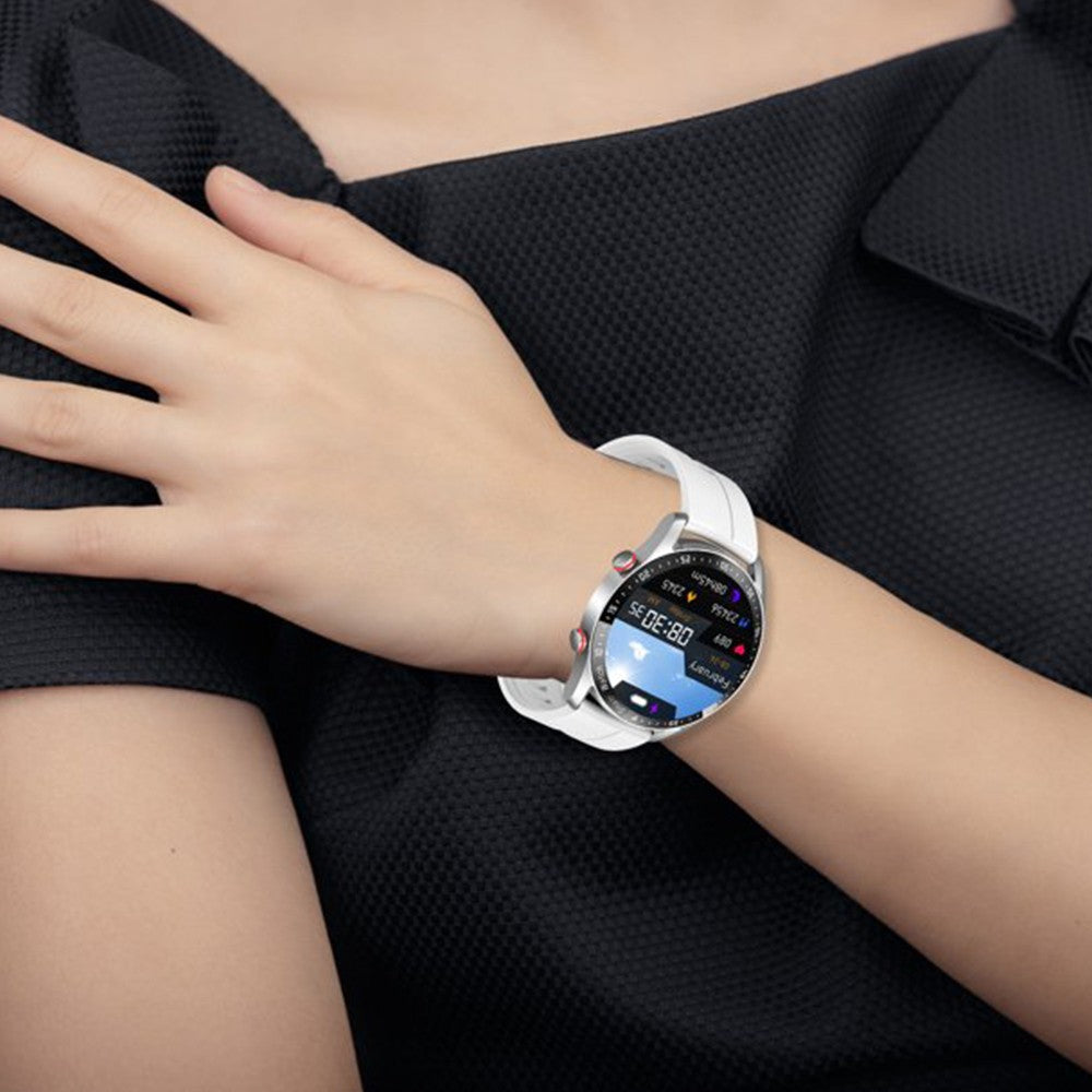 Bluetooth Smart Watch Sleep ECG Monitoring Sport Watch Activity Fitness Tracker Silver