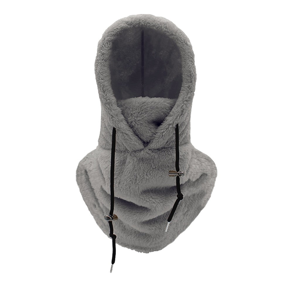 Winter Balaclava Ski Mask Wind-Resistant Cycling Warm Face Cover Hat Neck Warm Grey