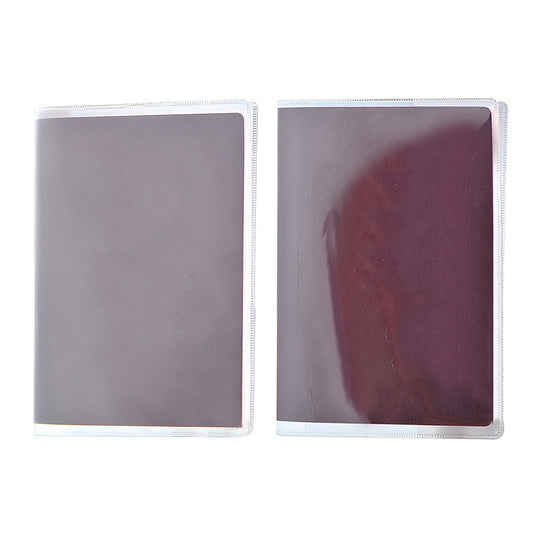 8Pcs Travel Transparent Passport Cover Frosted Passport Protector Card Holder Organizer
