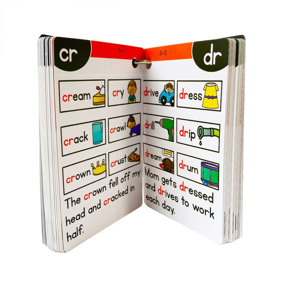 1 X 67Pcs Kids Phonics Flash Cards Set Toddler Teaching Aids Educational Learning Phonics Games