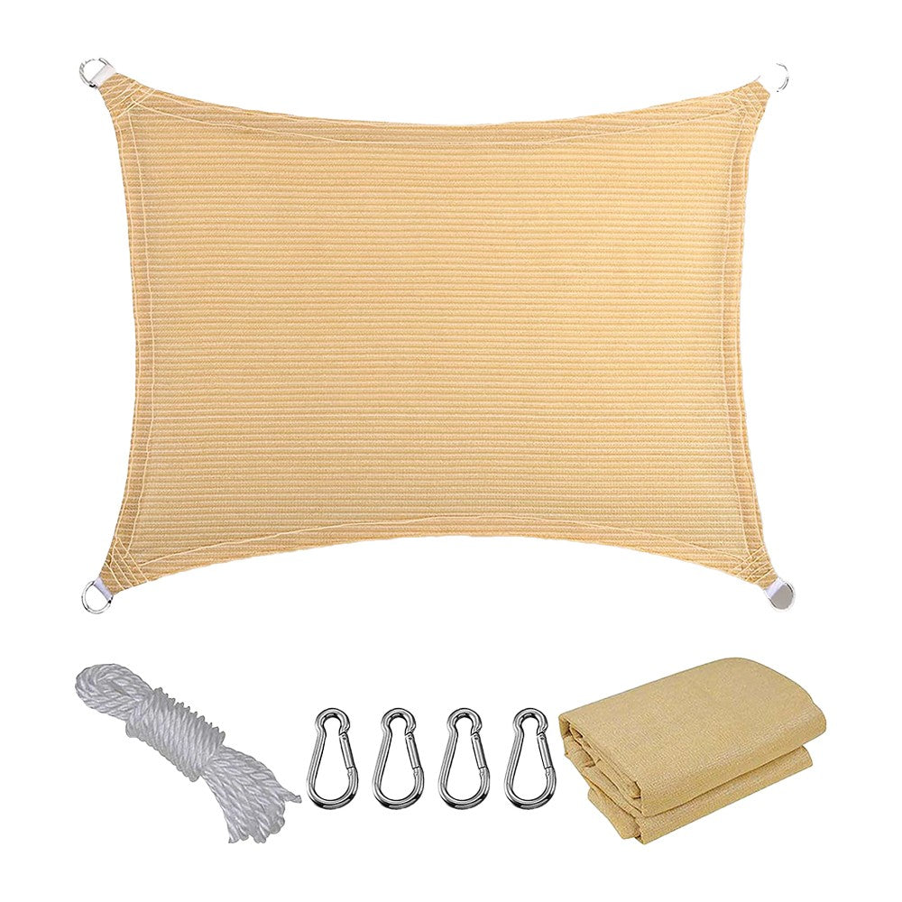 2.5x3m Sun Shade Sail Cloth Canopy Outdoor Pergola Shade Cover
