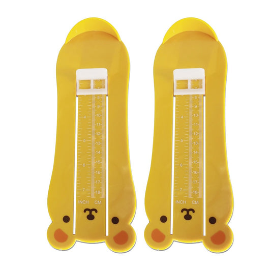 2Pcs Kids Foot Measuring Ruler Toddler Feet Measuring Device for Buy Kids Shoes Online Yellow