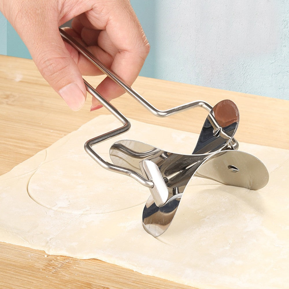 8Pcs Dumpling Maker Tool Set Stainless Steel Dumpling Press Mold Dumpling Skin Tool Dough Cutter