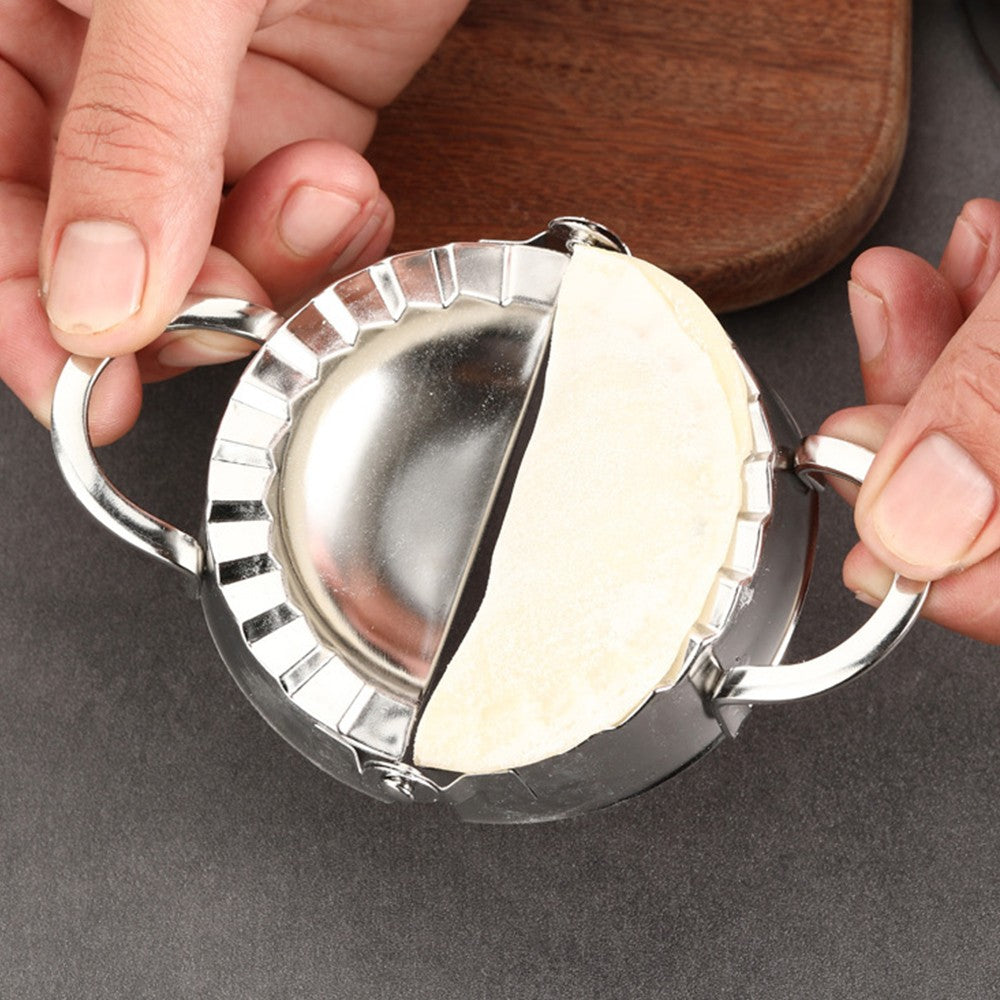 8Pcs Dumpling Maker Tool Set Stainless Steel Dumpling Press Mold Dumpling Skin Tool Dough Cutter
