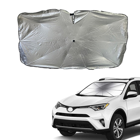 140x79cm Foldable Car Windshield Sun Shade Auto Sun Visor UV Block Sun Umbrella