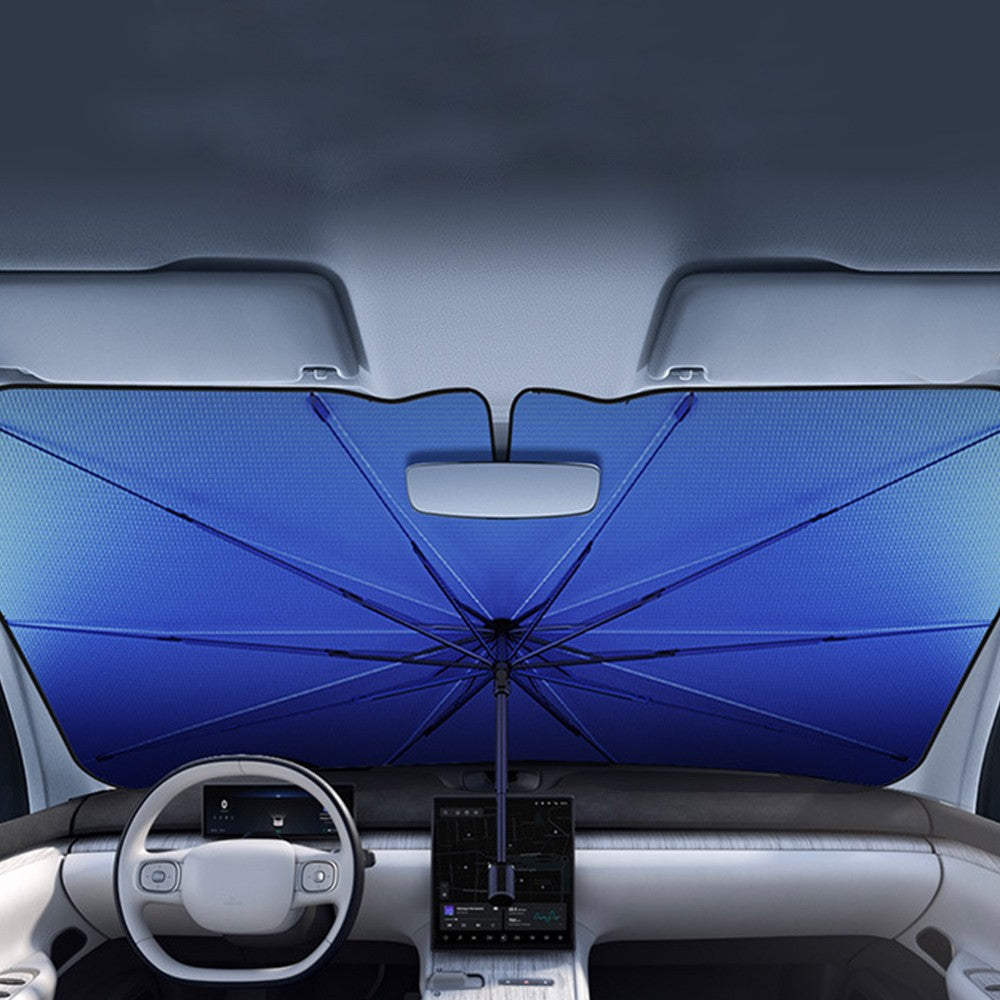 140x79cm Foldable Car Windshield Sun Shade Auto Sun Visor UV Block Sun Umbrella
