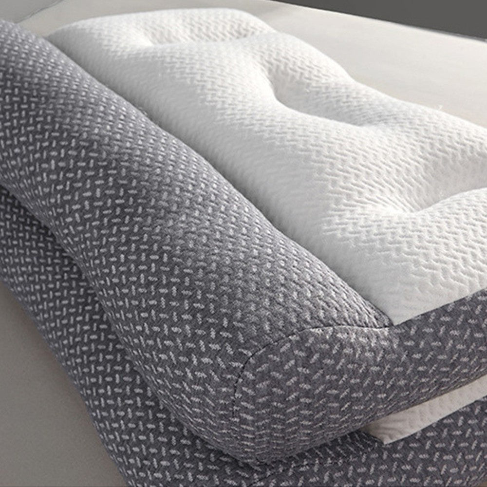 74x48cm Ergonomic Cervical Pillow Orthopedic Neck Contour Pillow for Side Sleepers