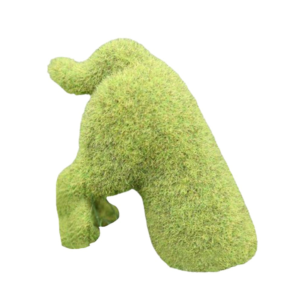 3Pcs Flocking Simulation Dog Garden Decoration Garden Grass Ornament Home Office Decor