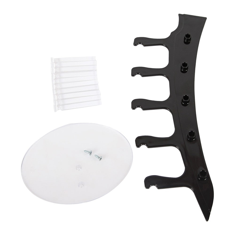 Sunglasses Display Stand Eyeglasses Storage Holder Show Rack for 5 Glasses Black