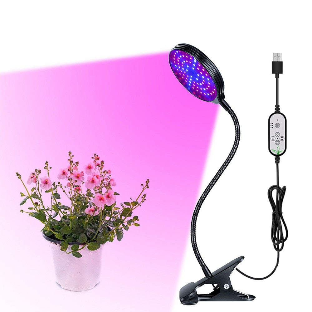 LED Grow Light USB 78 LEDs Indoor Hydroponic Plant Growing Lamp Red Blue Light