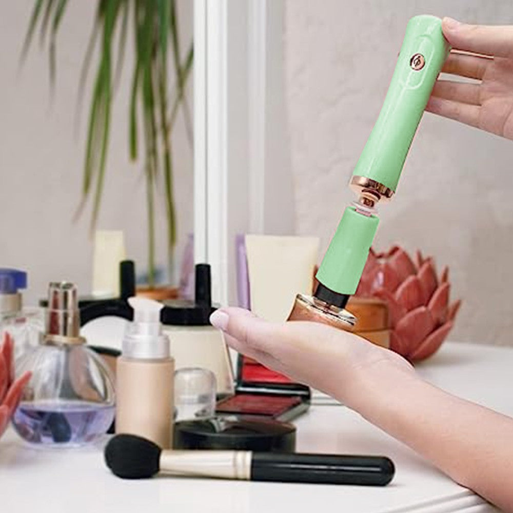 Electric Nail Lacquer Shaker Nail Polish Mixer Eyelash Glue Shaker Green