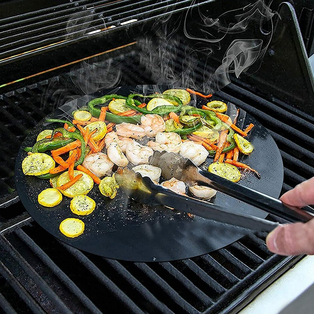 Set of 8 Non-Stick BBQ Mesh Grill Mats Baking Mats Oven Liners BBQ Pad