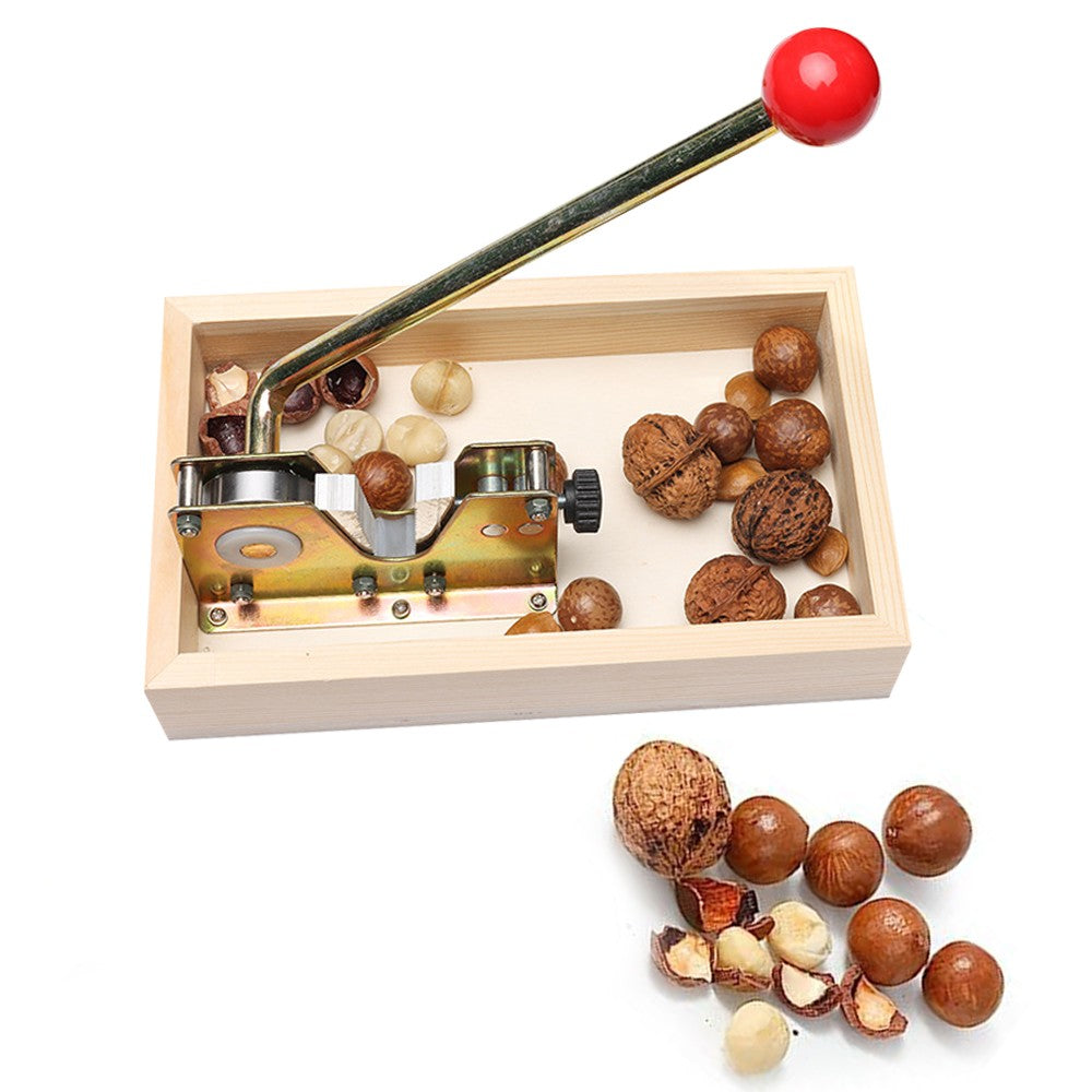 Nut Cracker Tool Manual Pecan Nut Tongs Adjustable Macadamia Walnut Opener